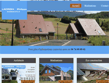Tablet Screenshot of lacroixphilippe.com